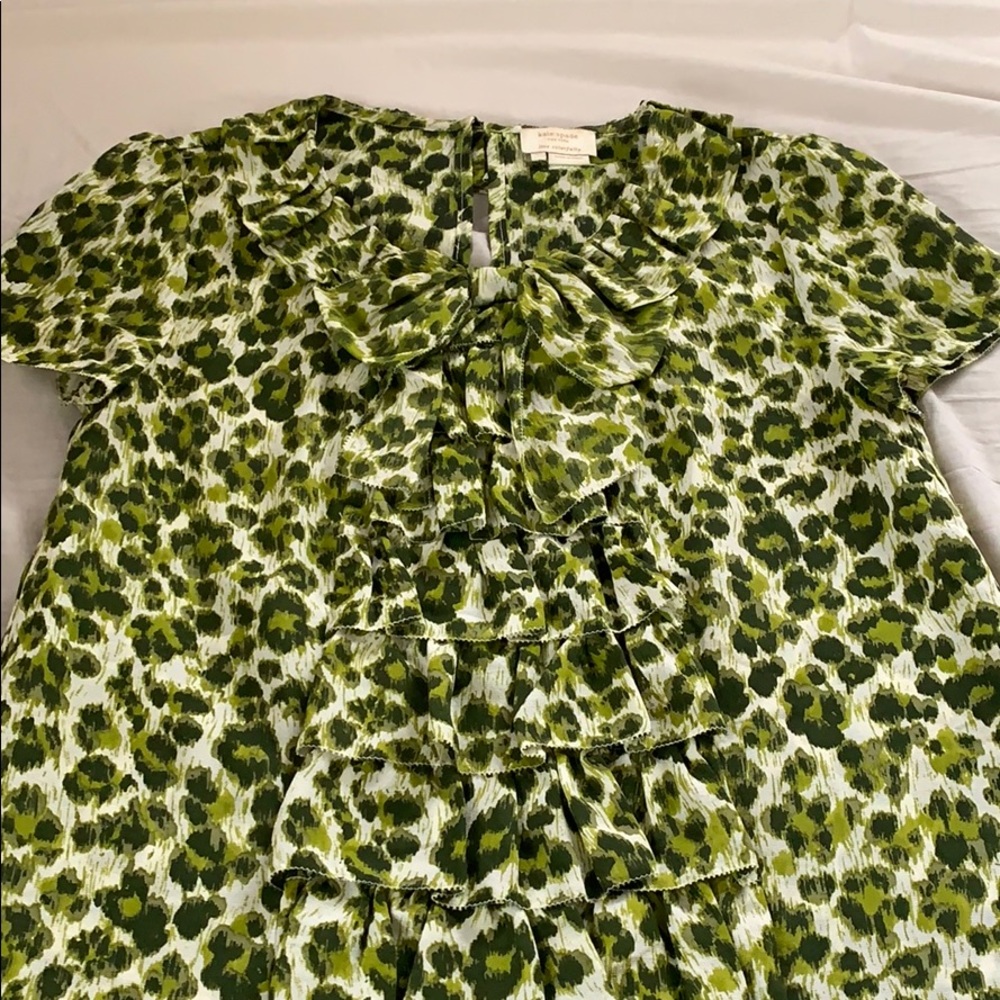 Kate Spade Leopard Print Blouse